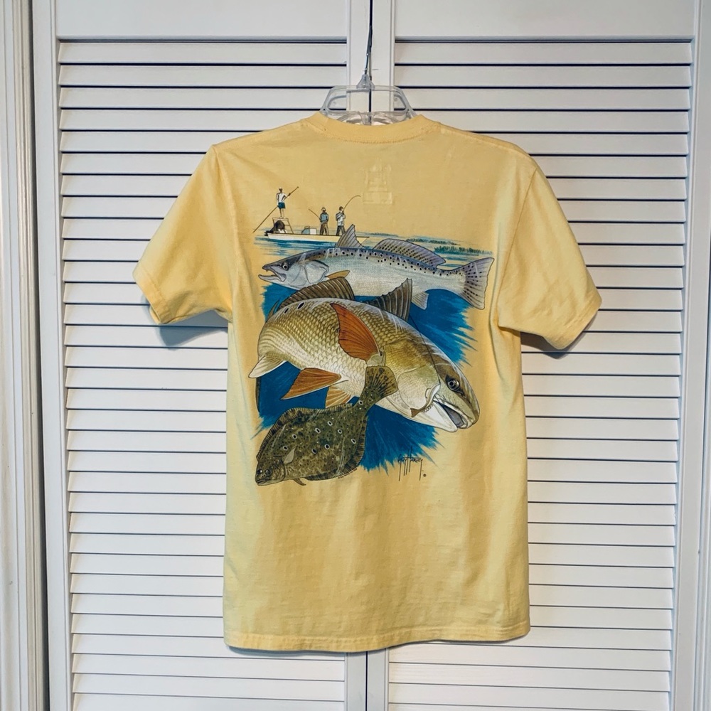 EUC Guy Harvey Shirt w/ chest pocket Size Small